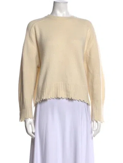 Pre-owned Allsaints Cashmere Crew Neck Sweater In Neutrals