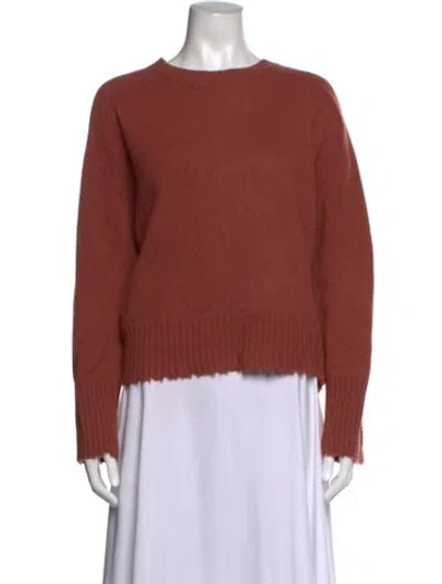 Pre-owned Allsaints Cashmere Crew Neck Sweater In Red