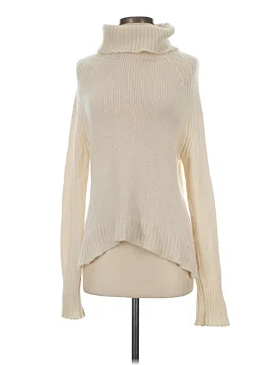 Pre-owned Allsaints Cashmere Pullover Sweater In White