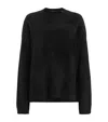 Allsaints Cashmere Rebel Sweater In Black