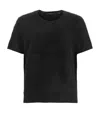 Allsaints Nero Heavyweight Relaxed Fit T-shirt In Black