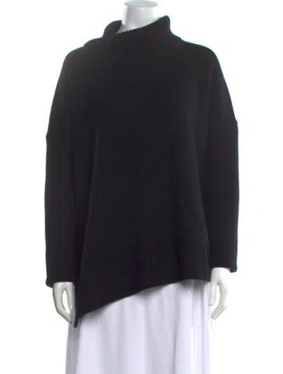 Pre-owned Allsaints Cashmere Turtleneck Sweater W/ Tags In Black