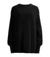 Shop Allsaints Cashmere-wool Ines Sweater In Black