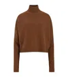 Allsaints Ines Recycled Cashmere Wool Blend Sweater In Brown