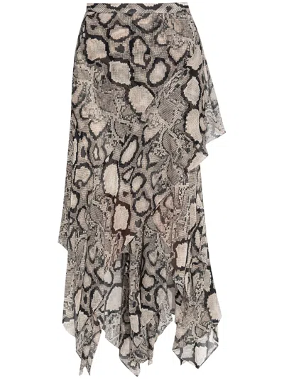 ALLSAINTS CASSIE MIDI SKIRT