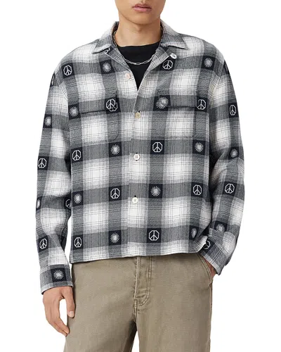 ALLSAINTS CASTOR RELAXED FIT LONG SLEEVE SHIRT