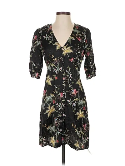 Pre-owned Allsaints Casual Dress In Black