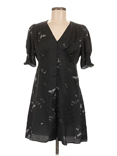 Pre-owned Allsaints Casual Dress In Black