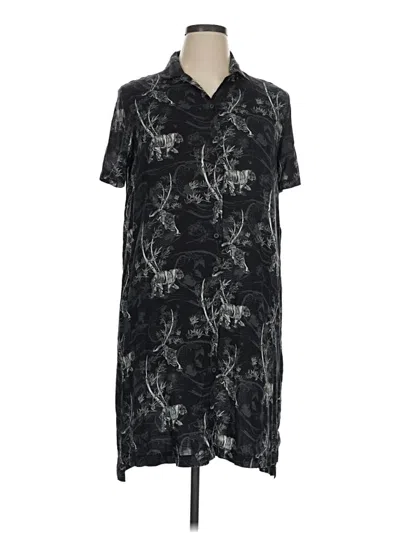 Pre-owned Allsaints Casual Dress In Black
