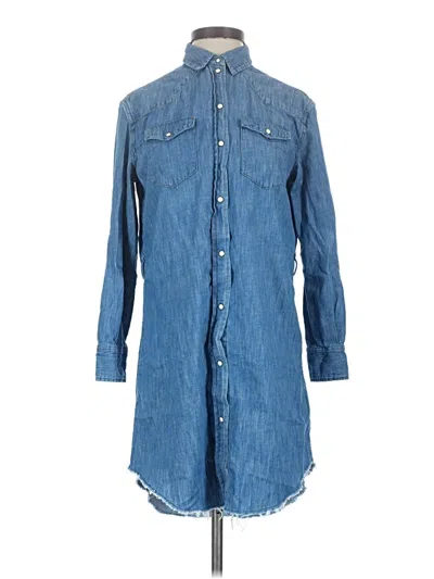 Pre-owned Allsaints Casual Dress In Blue
