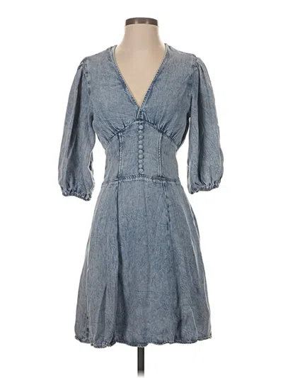 Pre-owned Allsaints Casual Dress In Blue
