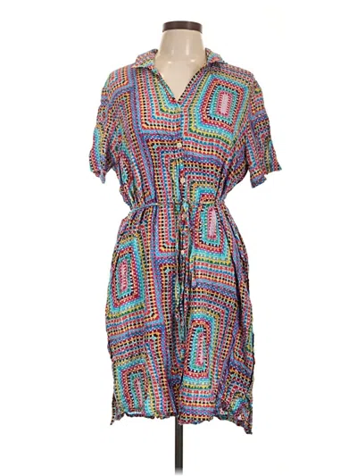 Pre-owned Allsaints Casual Dress In Blue
