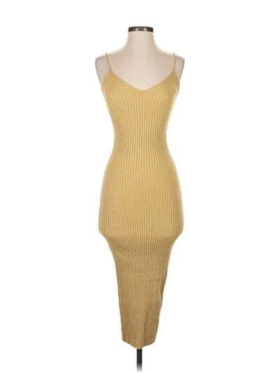 Pre-owned Allsaints Casual Dress In Gold