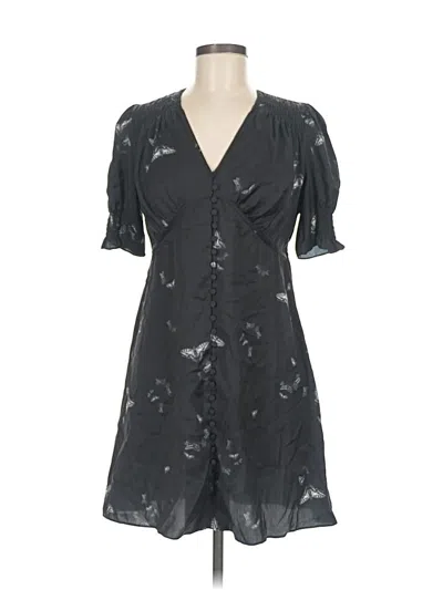 Pre-owned Allsaints Casual Dress In Gray