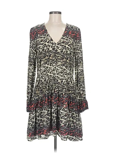 Pre-owned Allsaints Casual Dress In Gray