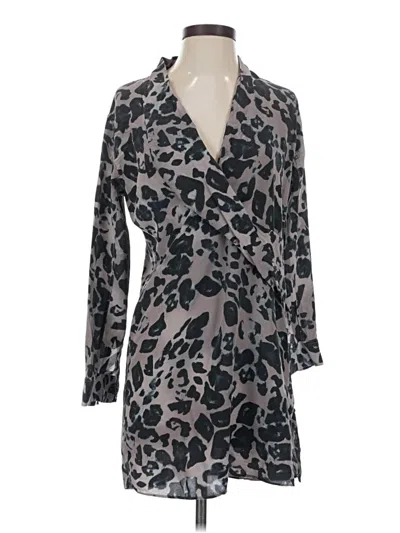 Pre-owned Allsaints Casual Dress In Gray