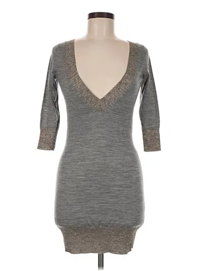 Pre-owned Allsaints Casual Dress In Gray