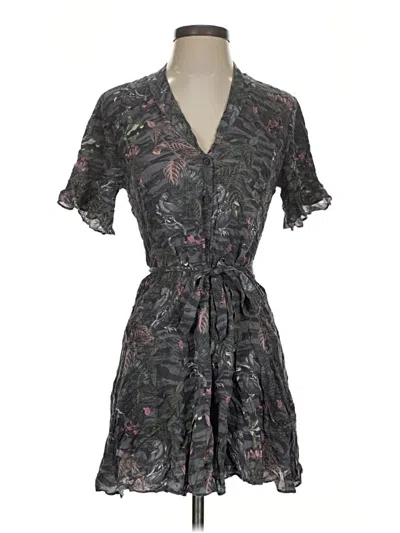 Pre-owned Allsaints Casual Dress In Gray