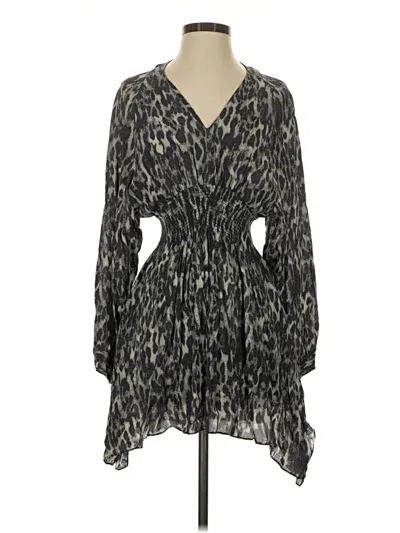 Pre-owned Allsaints Casual Dress In Gray
