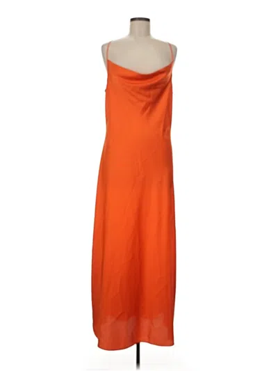 Pre-owned Allsaints Casual Dress In Orange