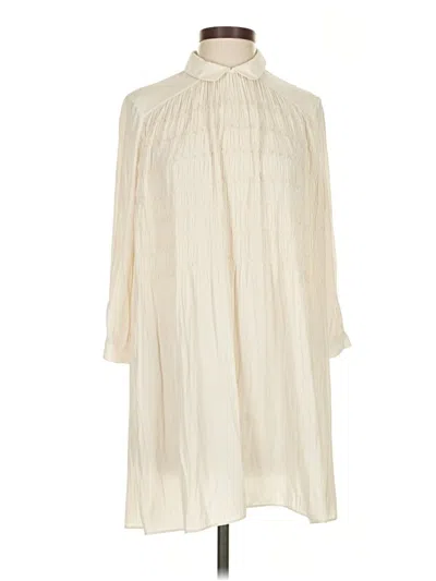 Pre-owned Allsaints Casual Dress In White