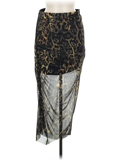 Pre-owned Allsaints Casual Skirt In Gold
