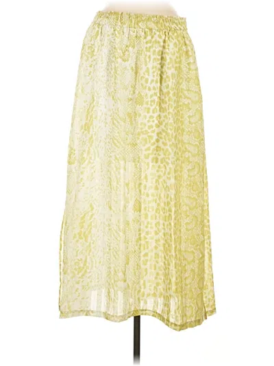 Pre-owned Allsaints Casual Skirt In Yellow