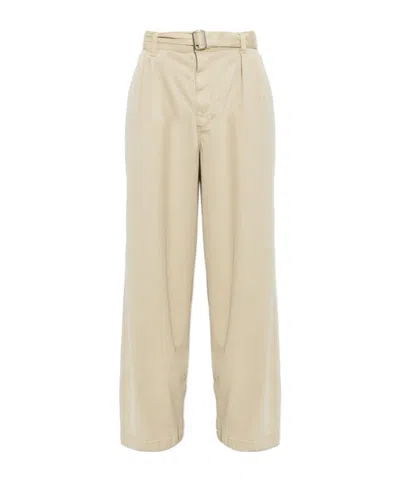 Allsaints Casual Trousers With Belt Loops In Neutral