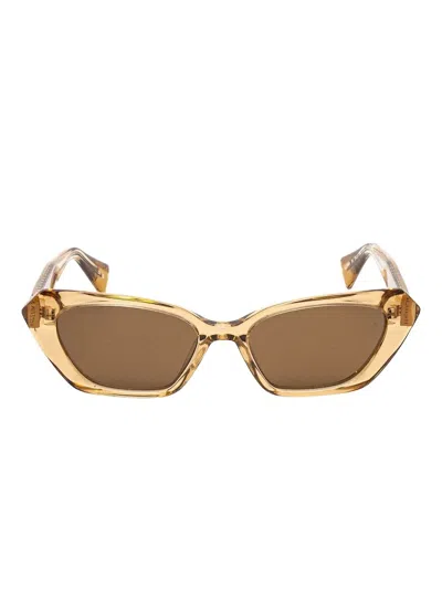 Allsaints Cat-eye Sunglasses In Brown