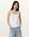 Allsaints Catalina Square Neck Broderie Top