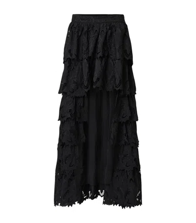 ALLSAINTS CAVARLY HIGH-LOW MAXI SKIRT