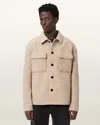 Allsaints Cayson Wool Blend Jacket In Neutral