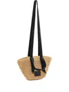 Allsaints Celayne Woven-texture Top-handle Mini Bag In Neutral