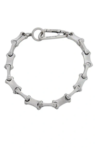 Allsaints Chain Link Bracelet In Metallic