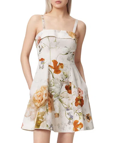 Allsaints Char Floral Print Minidress In Multi