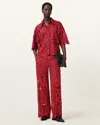Allsaints Charli Floral Lace Wide Leg Pants