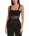 Allsaints Charlie Sleeveless Lace Bodysuit In Black