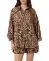 Allsaints Charli Leopard Print Shirt