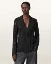 Allsaints Charli Relaxed Fit Embroidered Jacket, In Black