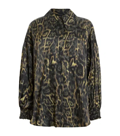 Allsaints Charli Shirt In Brown