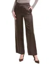 Allsaints Charli Silk-blend Trouser In Brown