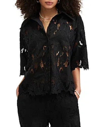 ALLSAINTS CHARLIE EMBROIDERED SHIRT