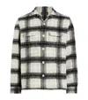 Allsaints Check Lapse Shirt In Black