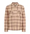 Allsaints Wendel Checked Relaxed Fit Shirt In Pink