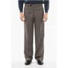 Allsaints Checked Loose Fit Hobart Pants In Gray