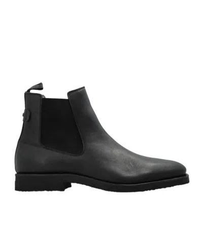 Allsaints Chelsea Boots With Pull Tabs In Silver