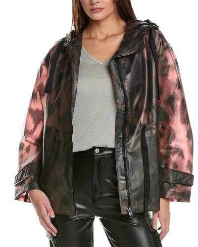 Allsaints Chelsie Leo Jacket In Brown