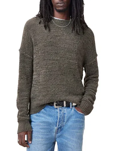 Allsaints Chillon Oversized Fit Wool Sweater In Khaki Brown