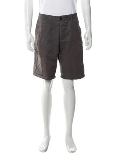 Pre-owned Allsaints Chino Shorts In Gray