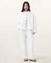 Allsaints Clary Quilted Shacket In White